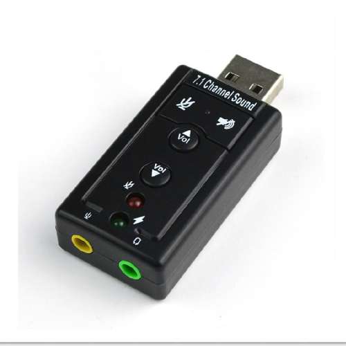 USB SOUND CARD virtual 7.1 USB sound 聲音卡 全新