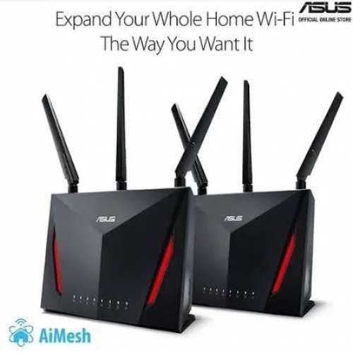 Asus RT-AC86U Wireless AC2900 Gaming Router (Support Mesh)