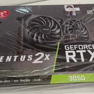 全新 MSI GeForce RTX 3050 VENTUS 2X