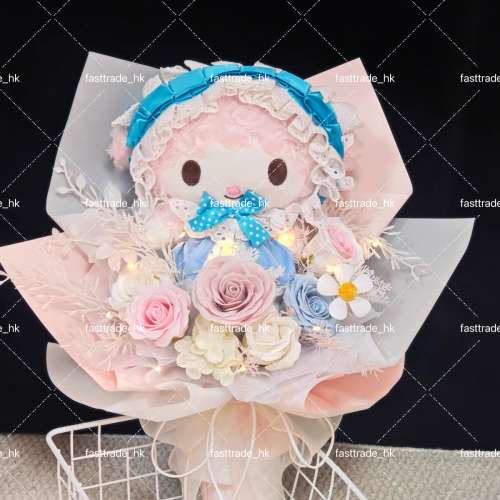 睇內文❤️&zwj;🔥‼️獨家原創&middot;專業花藝師用心製作 絕版sanrio piano公仔花束 sanri...