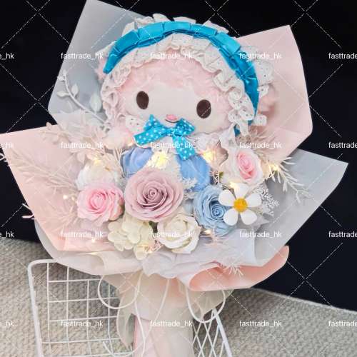 睇內文❤️&zwj;🔥‼️獨家原創&middot;專業花藝師用心製作 絕版sanrio piano公仔花束 sanri...