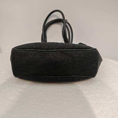 Dior black CD bow bag