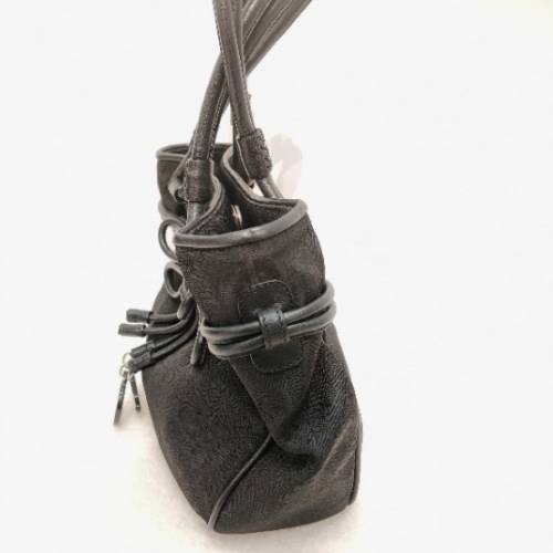Dior black CD bow bag