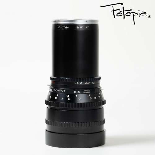 || Hasselblad Carl Zeiss Sonnar Superachromat C 250mm F5.6 - Black / Silver Rim
