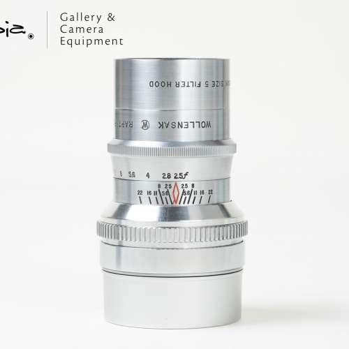 || Wollensak Raptar 63mm F2.5 with hood (modified to Leica M mount) ||