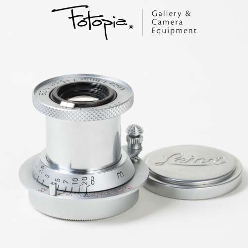 || Leica Elmar 50mm F3.5 LTM - Silver / A36 / red scale (no serial number) ||