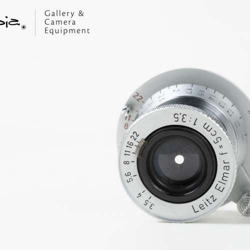 || Leica Elmar 50mm F3.5 LTM - Silver / A36 / red scale (no serial number) ||