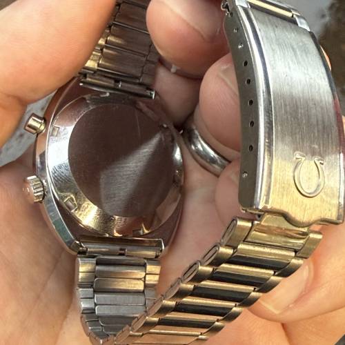 【經典收藏】Omega Gen&egrave;ve Chronostop 古董單鈕計時碼錶 | 啞灰面橘針 | Cal. 865 ...