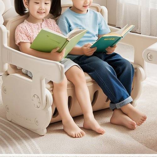 兒童沙發書桌可折疊桌學習桌椅幼兒早期教育寶寶幼兒一體小桌子套裝