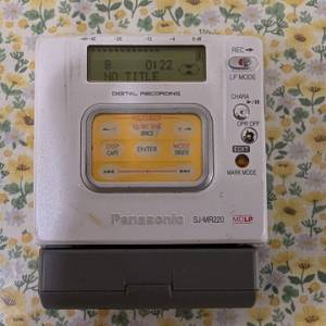 Panasonic Sj-Mr 220-S MiniDisc Player, Work Fine ( MDLP )