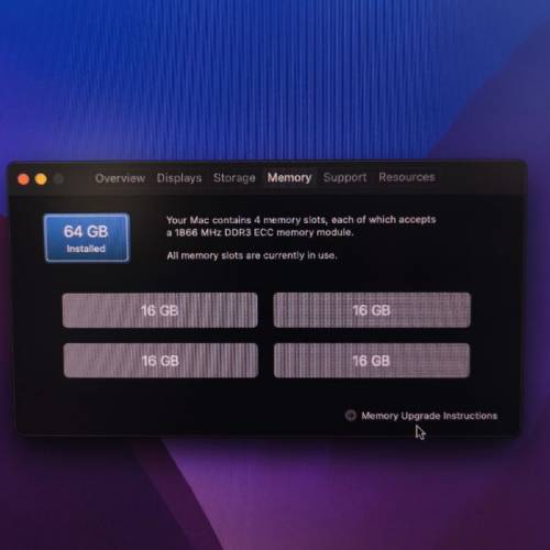 MacPro 6,1 頂配最強規格 E5 12C 64GB Ram 雙 D700 顯卡