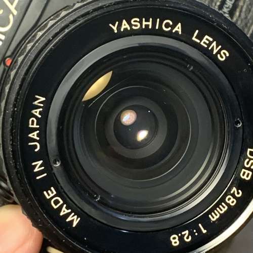 Yashica Fx-3 Super 2000 連28mm 2.8光圈鏡頭 鏡片清