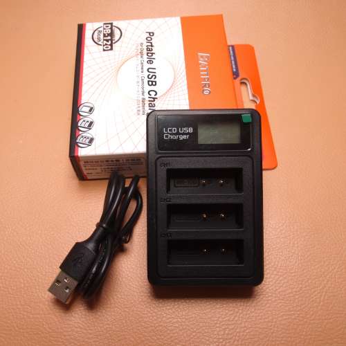 香港行貨BATTPRO免費一年保用 DB120 DB-120三位充電器合Ricoh GR4 GR IV GR IV HDF...