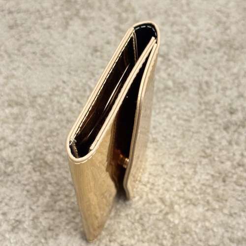 100% NEW - Women&rsquo;s Gold Colour PU Clutch Long Wallet