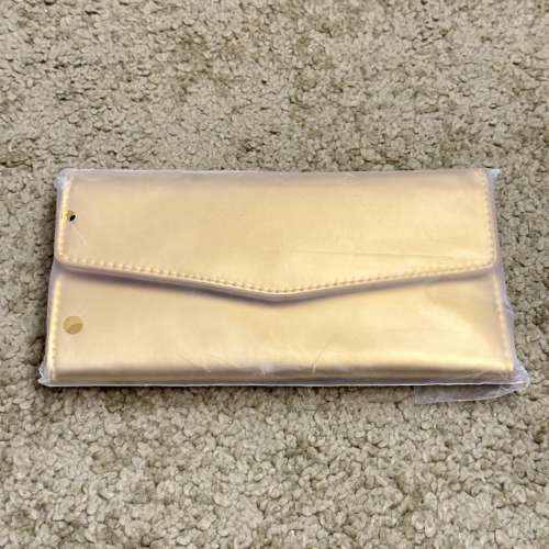 100% NEW - Women&rsquo;s Gold Colour PU Clutch Long Wallet