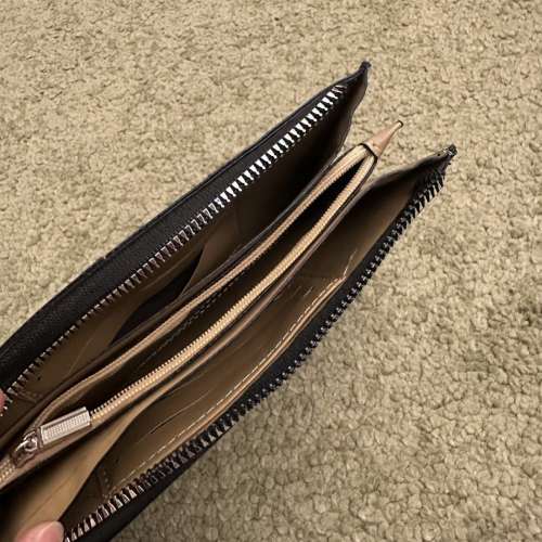 100% NEW - Unisex Black Wristlet PU Long Wallet