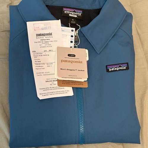 100% 全新︰Patagonia Men&rsquo;s Baggies Jacket Blue Color Size M - 購自香港專門店