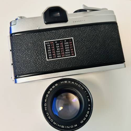 Konica FM & Konishiroku Hexanon 52mm f1.4