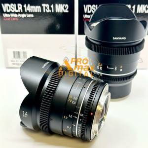全新現貨✅ Samyang 14mm T3.1 MK2 Cine Lens for Canon EF / Sony E FE (水貨) 電...