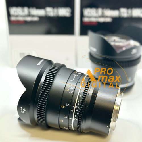 全新現貨✅ Samyang 14mm T3.1 MK2 Cine Lens for Canon EF / Sony E FE (水貨) 電...
