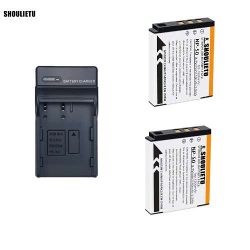 SHOULIETU NP-50 Lithium-Ion Battery Pack With USB Charger 代用鋰電池連充電機 ...
