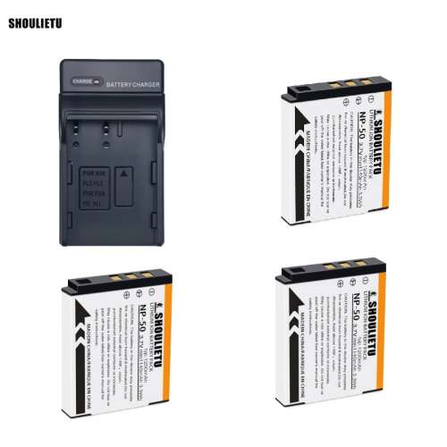 SHOULIETU NP-50 Lithium-Ion Battery Pack With USB Charger 代用鋰電池連充電機 ...