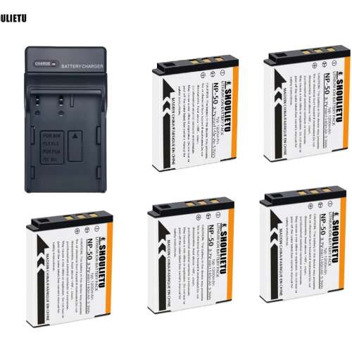 SHOULIETU NP-50 Lithium-Ion Battery Pack With USB Charger 代用鋰電池連充電機 ...