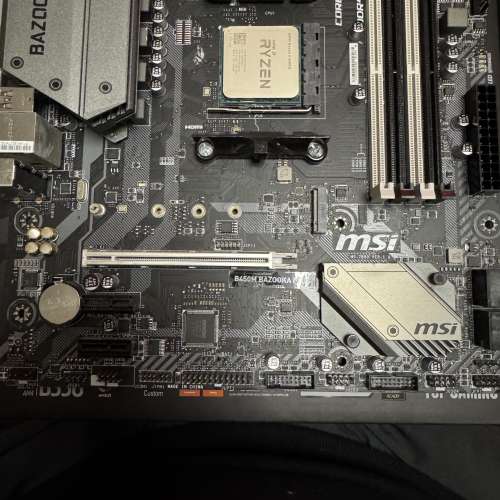 MSI B450M BAZOOKA PLUS + 2600x 一set