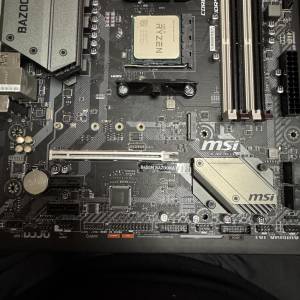 MSI B450M BAZOOKA PLUS + 2600x 一set