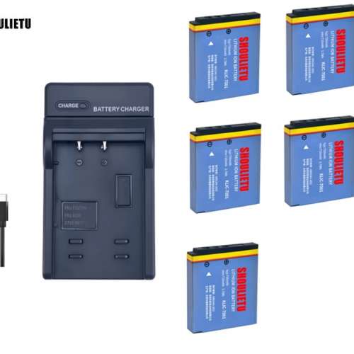 SHOULIETU KLIC-7001 Lithium-Ion Battery PackWith USB Charger  代用鋰電池連充電機