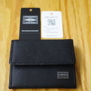 Porter Current Coin Case 052-02205 日本吉田 黑色壓紋牛皮 散紙包 散銀包 零錢包