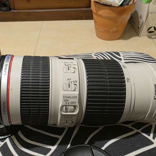 Canon 70 200 f4 有防震 stabilizer 小小白