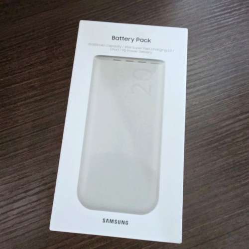 Samsung三星20000mAh充電池尿袋叉電器充電寶三叔pd快充android安卓ios type c