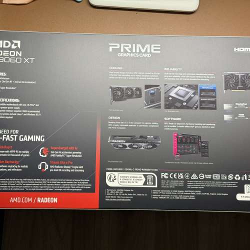 [全新] ASUS 華碩 Prime Radeon RX 9060 XT OC 16GB 顯示卡