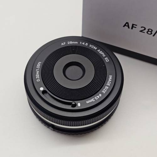 Viltrox 唯卓仕 28mm F4.5 Pancake 餅鏡 Sony E mount