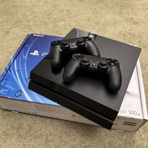 PS4 PlayStation4 Model: CUH-1106A Jet Black 500GB 連原裝盒 + 手掣兩個 + 齊線 +...