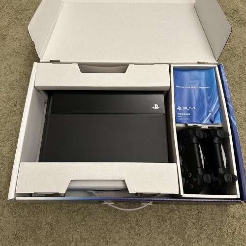 PS4 PlayStation4 Model: CUH-1106A Jet Black 500GB 連原裝盒 + 手掣兩個 + 齊線 +...