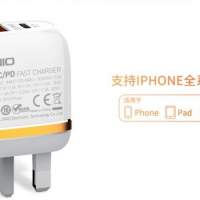 2 type-c + 2USB 充電器, 香港插頭,全新