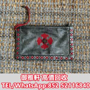 全港免費上門 免費報價 Chromehearts 克羅心火焰十字貼皮手包 Chrome Hearts 克羅心...