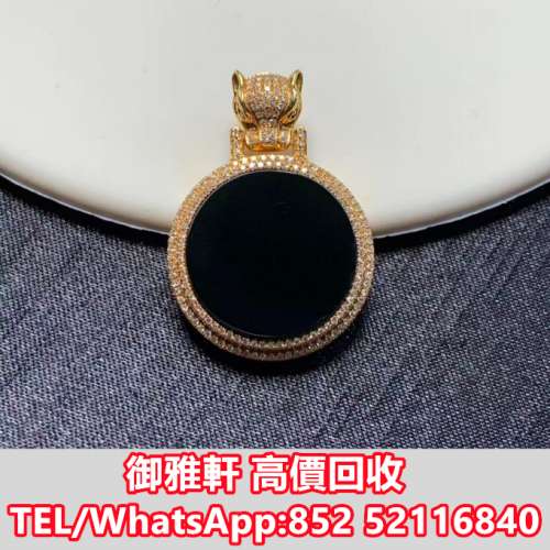 全港免費上門 免費報價 18K金鑲嵌墨翠圓無事牌 翡翠，玉器，玉石，天然A貨，和田玉...