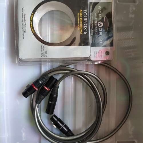 Wireworld Equinox 6 XLR cable 1M