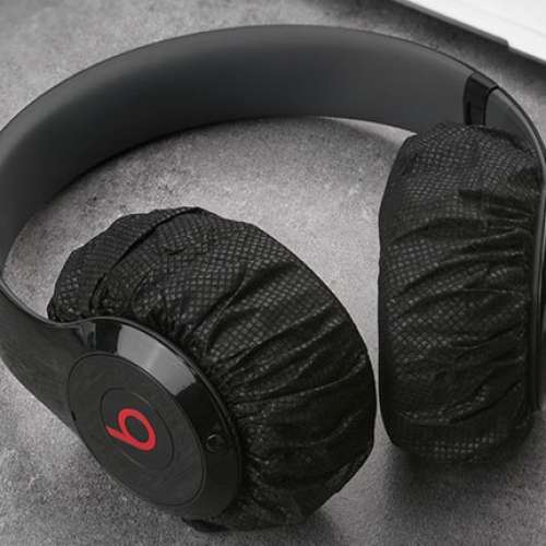🎧 Headphones Cushion Covers 10 pair Disposable BLACK NEW 全新一次性耳套 10對 ...
