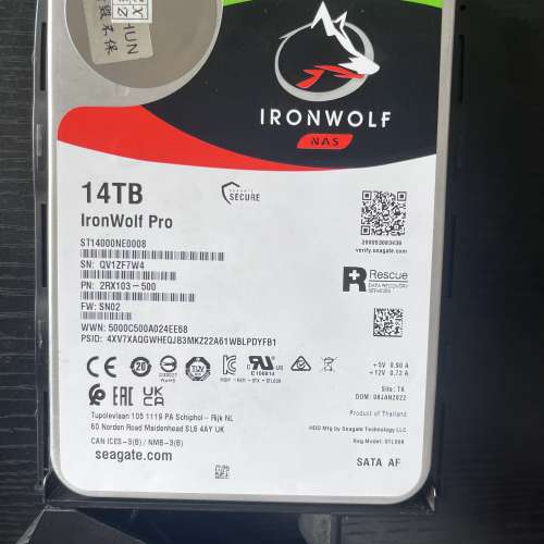 ironwolf 14tb hard disk 硬碟