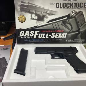 極新馬牌 Tokyo Marui G18C 瓦斯手槍（一槍兩匣連氣樽，全套不散賣）