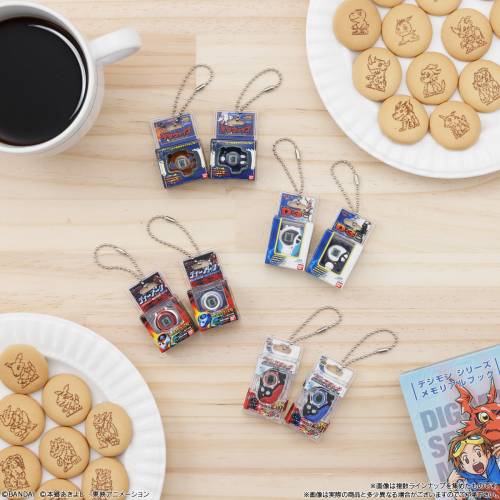 (接受預訂) BANDAI🇯🇵食玩 - 數碼暴龍 包裝吊飾收藏 & 餅乾‼️原盒8件*隨機款式