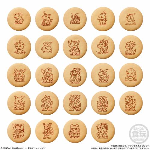 (接受預訂) BANDAI🇯🇵食玩 - 數碼暴龍 包裝吊飾收藏 & 餅乾‼️原盒8件*隨機款式