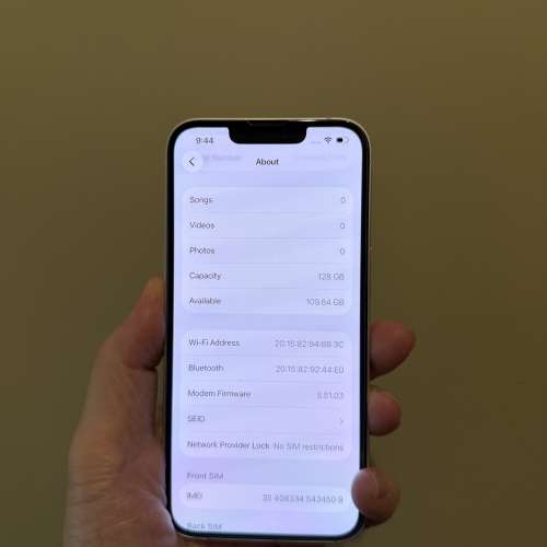 99%新Apple iPhone 13 128gb星光白色港版行貨全新原裝配件地鐵站交收