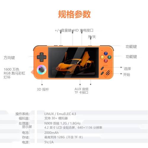 [電玩] 🚛包順豐櫃 4.2寸屏幕復古懷舊可連電視掌機遊戲機🎮 2萬+遊戲 $388