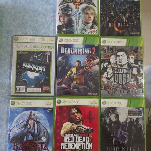 Sleeping dogs Dead rising soul calibur lost planet red dead redemption bayonetta