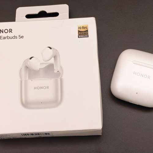 新款HONOR榮耀 Earbuds 5e無線降噪耳機